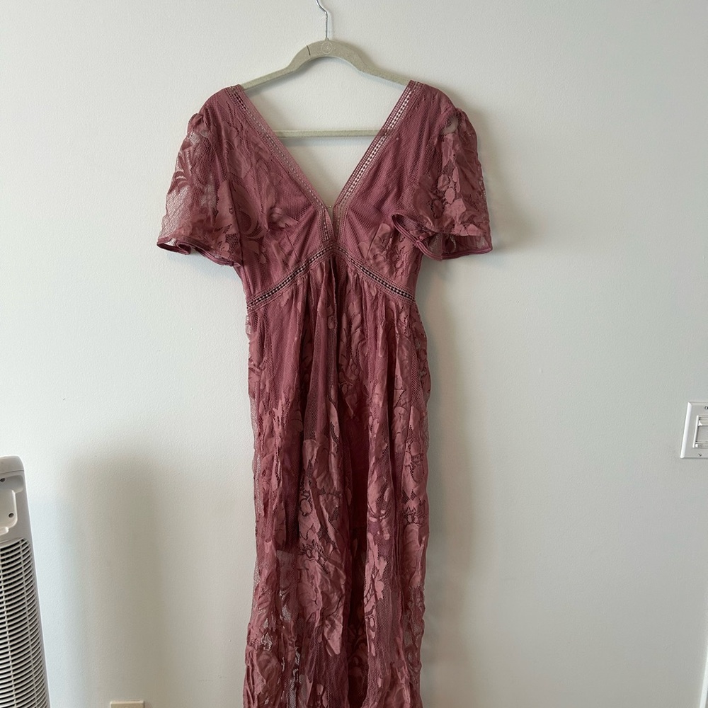 Symphony Dusty Rose Lace Garment